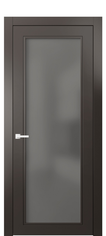 Дверь межкомнатная Neo Classic 8000 Матовый антрацит Сатинированное серое стекло, триплекс Гладкий компланарный наличник МАН Цена 63119 ₽ Наличники уже входят в базовый комплект. Фабрика дверей Волховец 8 (800) 551 43 19 Межкомнатная дверь Neo Classic 8000 Матовый антрацит Сатинированное серое стекло, триплекс Цена 63119 ₽ | Volhovec