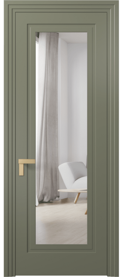 Дверь межкомнатная Rocca 8303 Матовый оливковый тёмный Двустороннее зеркало, триплекс Каскадный компланарный наличник МОТ Цена 71319 ₽ Наличники уже входят в базовый комплект. Фабрика дверей Волховец 8 (800) 551 43 19 Межкомнатная дверь Rocca 8303 Матовый оливковый тёмный Двустороннее зеркало, триплекс Цена 71319 ₽ | Volhovec