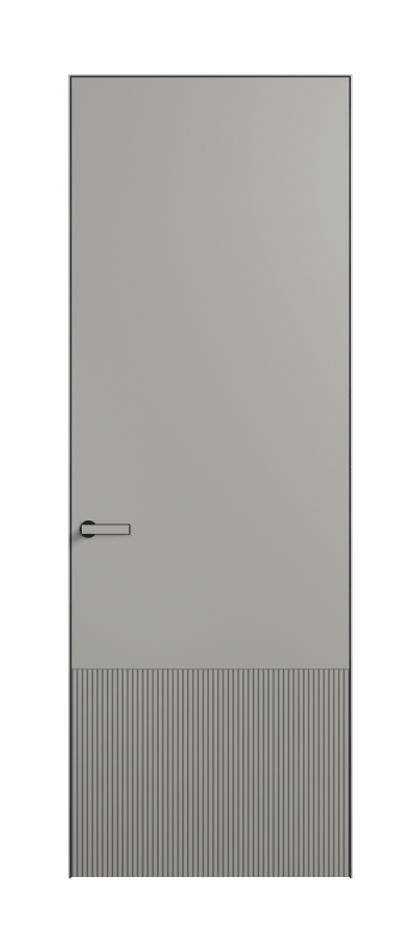 Дверь межкомнатная Velvet АКП 8202 Матовый нейтральный серый. Скрытый короб Черный Цена 65529 . Фабрика дверей Волховец 8 (800) 551 43 19 Межкомнатная дверь Velvet АКП 8202 Матовый нейтральный серый. Цена 65529 | Volhovec