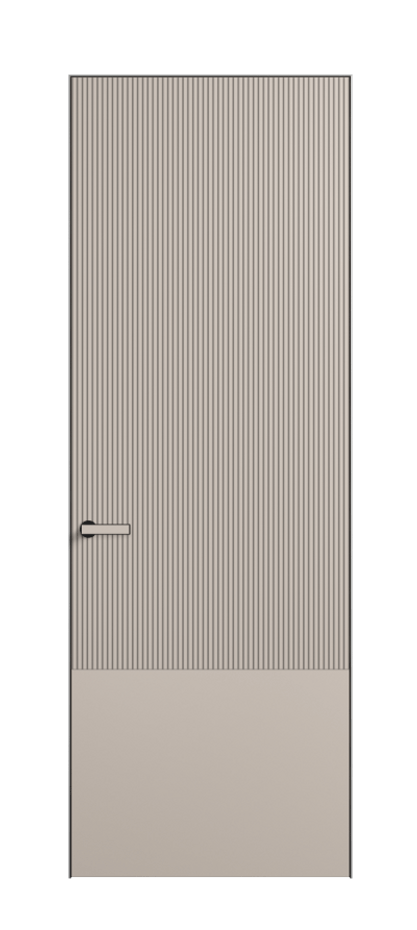 Дверь межкомнатная Velvet 8203 Матовый светло-бежевый. Скрытый короб Черный Цена 438200 . Фабрика дверей Волховец 8 (800) 551 43 19 Межкомнатная дверь Velvet 8203 Матовый светло-бежевый. Цена 438200 | Volhovec