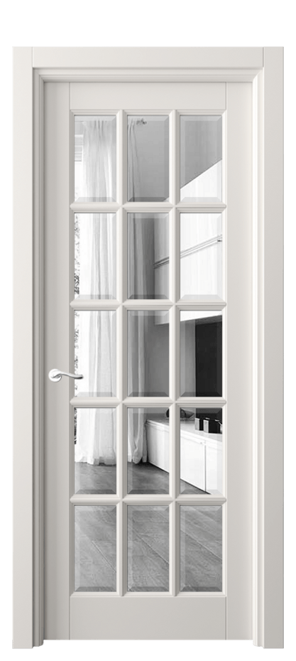 Дверь межкомнатная Lignum 0708 Бук пудровый белый Двустороннее зеркало с фацетом, триплекс Гладкий наличник БПБЛ Цена 124599 ₽ Наличники уже входят в базовый комплект. Фабрика дверей Волховец 8 (800) 551 43 19 Межкомнатная дверь Lignum 0708 Бук пудровый белый Двустороннее зеркало с фацетом, триплекс Цена 124599 ₽ | Volhovec