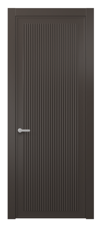 Дверь межкомнатная Alba 8642 Матовый антрацит Гладкий компланарный наличник МАН Цена 47999 ₽ Наличники уже входят в базовый комплект. Фабрика дверей Волховец 8 (800) 551 43 19 Межкомнатная дверь Alba 8642 Матовый антрацит Цена 47999 ₽ | Volhovec