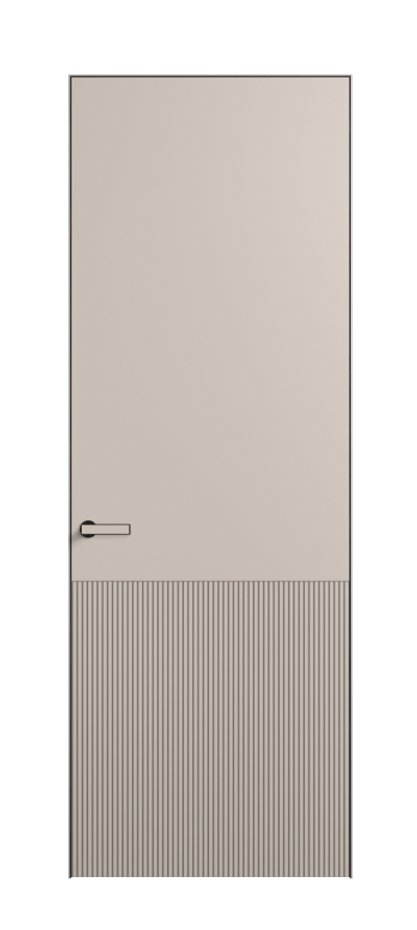 Дверь межкомнатная Velvet 8204 Матовый светло-бежевый. Скрытый короб Черный Цена 60029 . Фабрика дверей Волховец 8 (800) 551 43 19 Межкомнатная дверь Velvet 8204 Матовый светло-бежевый. Цена 60029 | Volhovec