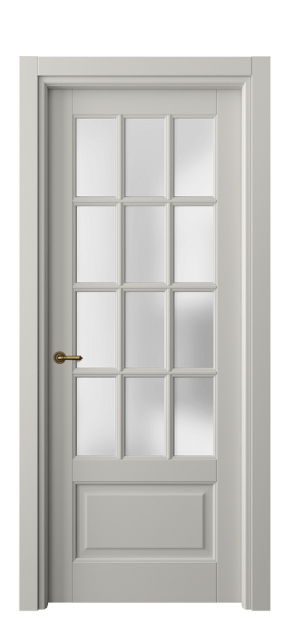 Межкомнатная дверь Toscana Grigliato 6313 Бук тёплый серый Сатинированное стекло Цена 114199 ₽ | Volhovec