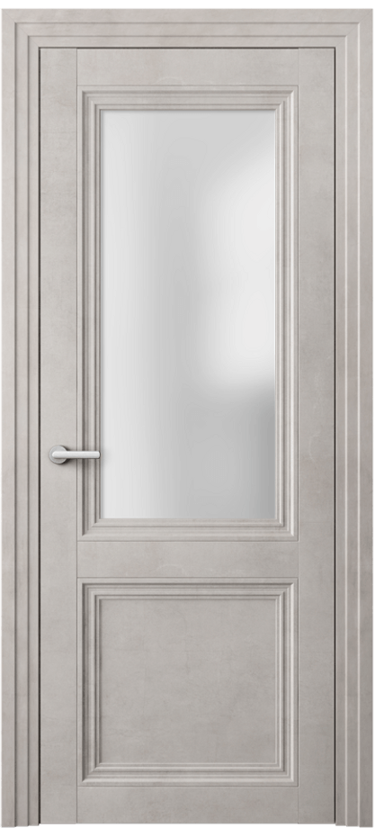 Дверь межкомнатная Centro 2524 Леон серебро Сатинированное стекло Каскадный наличник ЛСЕ Цена 52319 ₽ Наличники уже входят в базовый комплект. Фабрика дверей Волховец 8 (800) 551 43 19 Межкомнатная дверь Centro 2524 Леон серебро Сатинированное стекло Цена 52319 ₽ | Volhovec