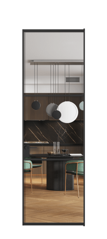 Алюминиевая дверь АЛПЛ040.03 Алюминий Черный Прозрачное стекло "Crystal Vision", калёное. Без короба чер Цена 146070 Стоимость комплекта двери включает:
1. Полотно (600/650/700/750/800/850/900/950*2000-2400 мм).
2. Короб
3. Комплект фурнитуры (2 торцевые петли и магнитный замок с ответной планкой). Фабрика дверей Волховец 8 (800) 551 43 19 Алюминиевая дверь АЛПЛ040.03 Алюминий Черный Прозрачное стекло "Crystal Vision", калёное Цена 146070 | Volhovec