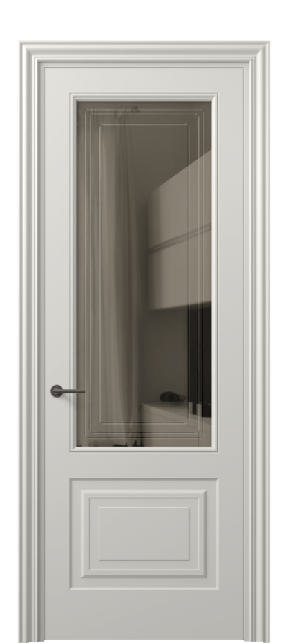 Дверь межкомнатная Mascot 8452 Матовый тёплый серый Прозрачное бронзовое стекло с гравировкой "Грани", триплекс Фигурный наличник МТСР Цена 69959 ₽ Наличники уже входят в базовый комплект. Фабрика дверей Волховец 8 (800) 551 43 19 Межкомнатная дверь Mascot 8452 Матовый тёплый серый Прозрачное бронзовое стекло с гравировкой "Грани", триплекс Цена 69959 ₽ | Volhovec