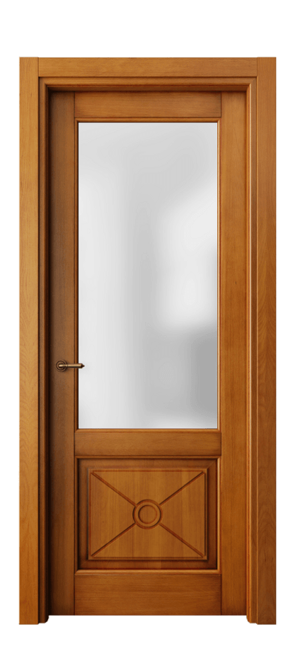 Межкомнатная дверь Toscana Litera 6362 Бук светлый с патиной Сатинированное стекло Цена 118199 ₽ | Volhovec