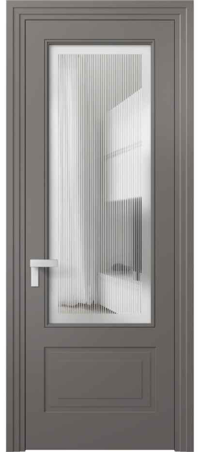 Дверь межкомнатная Rocca 8342 Матовый классический серый Сатинированное с гравировкой "Каннелюры", триплекс Каскадный компланарный наличник МКЛС Цена 91899 ₽ Наличники уже входят в базовый комплект. Фабрика дверей Волховец 8 (800) 551 43 19 Межкомнатная дверь Rocca 8342 Матовый классический серый Сатинированное с гравировкой "Каннелюры", триплекс Цена 91899 ₽ | Volhovec