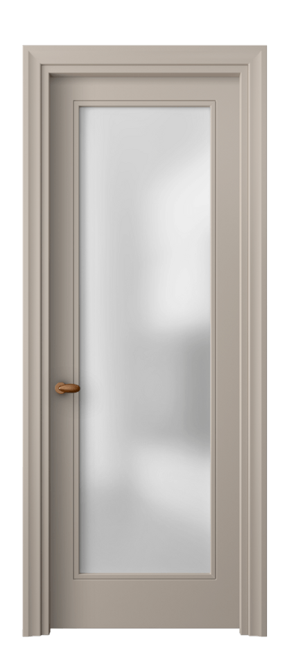 Дверь межкомнатная Esse 8502 Матовый бисквитный Сатинированное стекло Фигурный универсальный наличник МБСК Цена 59739 ₽ Наличники уже входят в базовый комплект. Фабрика дверей Волховец 8 (800) 551 43 19 Межкомнатная дверь Esse 8502 Матовый бисквитный Сатинированное стекло Цена 59739 ₽ | Volhovec