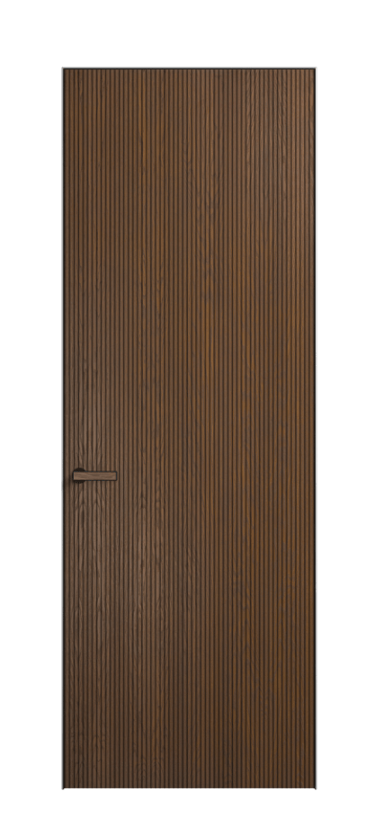 Дверь межкомнатная Velvet 8201 Дуб каштановый матовый. Скрытый короб Черный Цена 150890 . Фабрика дверей Волховец 8 (800) 551 43 19 Межкомнатная дверь Velvet 8201 Дуб каштановый матовый. Цена 150890 | Volhovec