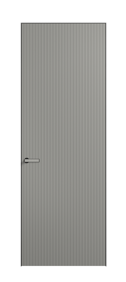 Дверь межкомнатная Velvet АКП 8201 Матовый нейтральный серый. Скрытый короб Черный Цена 77520 . Фабрика дверей Волховец 8 (800) 551 43 19 Межкомнатная дверь Velvet АКП 8201 Матовый нейтральный серый. Цена 77520 | Volhovec