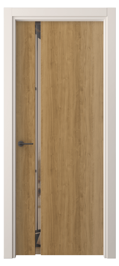 Межкомнатная дверь Freedom 4222 Грецкий орех Двустороннее бронзовое зеркало, триплекс Цена 42799 ₽ | Volhovec