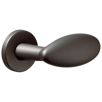 Ручки для дверей Ручка дверная Овум. Цвет Чёрный. Коллекция Овум. Картинка.