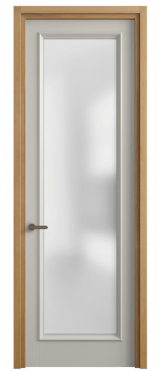 Дверь межкомнатная 6702 БОС САТ. Цвет Бук облачный серый. Материал Массив бука эмаль. Коллекция Charm. Картинка.