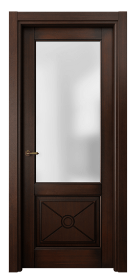 Дверь межкомнатная 6362 БТП САТ. Цвет Бук тёмный с патиной. Материал Массив бука с патиной. Коллекция Toscana Litera. Картинка.