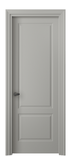 Дверь межкомнатная 8551 МНСР. Цвет Матовый нейтральный серый. Материал Гладкая эмаль. Коллекция Esse. Картинка.