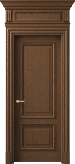 Дверь межкомнатная 7303 ДКШ.М. Цвет Дуб каштановый матовый. Материал Массив дуба матовый. Коллекция Antique. Картинка.