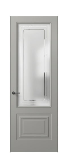 Межкомнатная дверь 8452 МНСР Сатин с гравировкой Mascot. Цвет Матовый нейтральный серый. Материал Гладкая эмаль. Коллекция Mascot. Фото. Дверь межкомнатная 8452 МНСР Сатин с гравировкой Mascot. Цвет Матовый нейтральный серый. Материал Гладкая эмаль. Коллекция Mascot. Картинка.