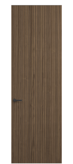 Дверь межкомнатная ПУ 0021 ОМДМР. Цвет Орех медный матовый рифт. Материал Радиальный шпон Naturwood. Коллекция Select. Картинка.
