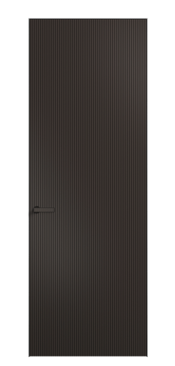 Дверь межкомнатная АКП 8201 МАН Матовый антрацит. Цвет Матовый антрацит. Материал Гладкая эмаль. Коллекция Velvet. Картинка.