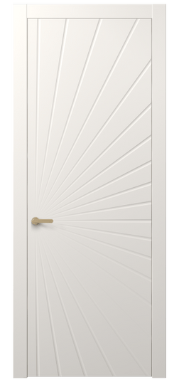 Дверь межкомнатная 8649 МПБЛ. Цвет Матовый пудровый белый. Материал Гладкая эмаль. Коллекция Alba. Картинка.