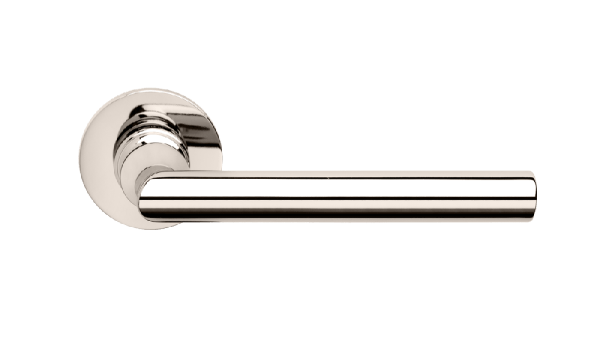 Ручки для дверей Ручка дверная Изабелла. Цвет Полированный никель. Коллекция Изабелла. Картинка.