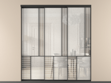 Перегородка Mosaic внутри проёма телескопик синхро 2