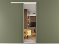 Перегородка Formato вдоль стены 1 створка