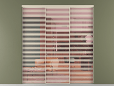 Перегородка Formato внутри проёма трёхстворчатая